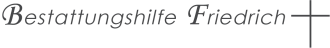 Bestattungshilfe Friedrich Logo