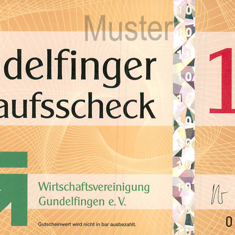 Einkaufsscheck 10 €