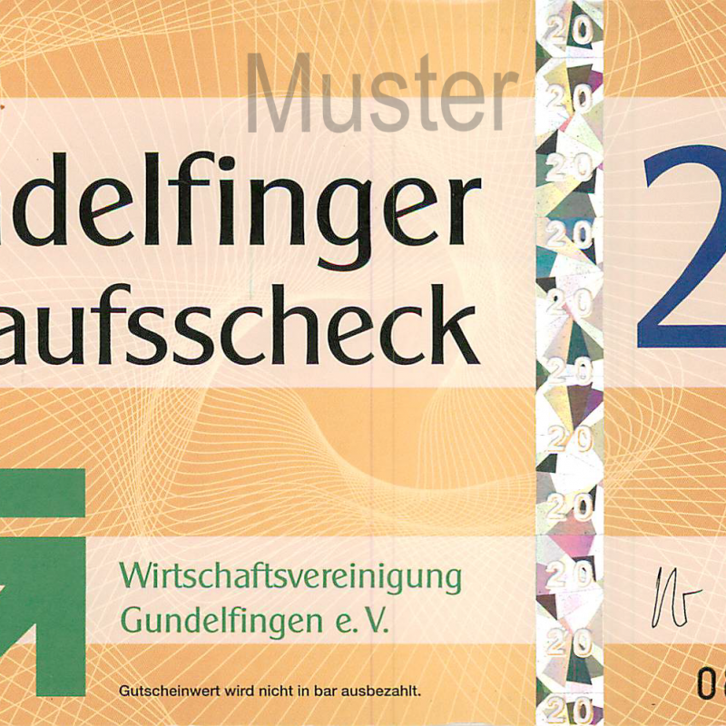 Einkaufsscheck 20 €